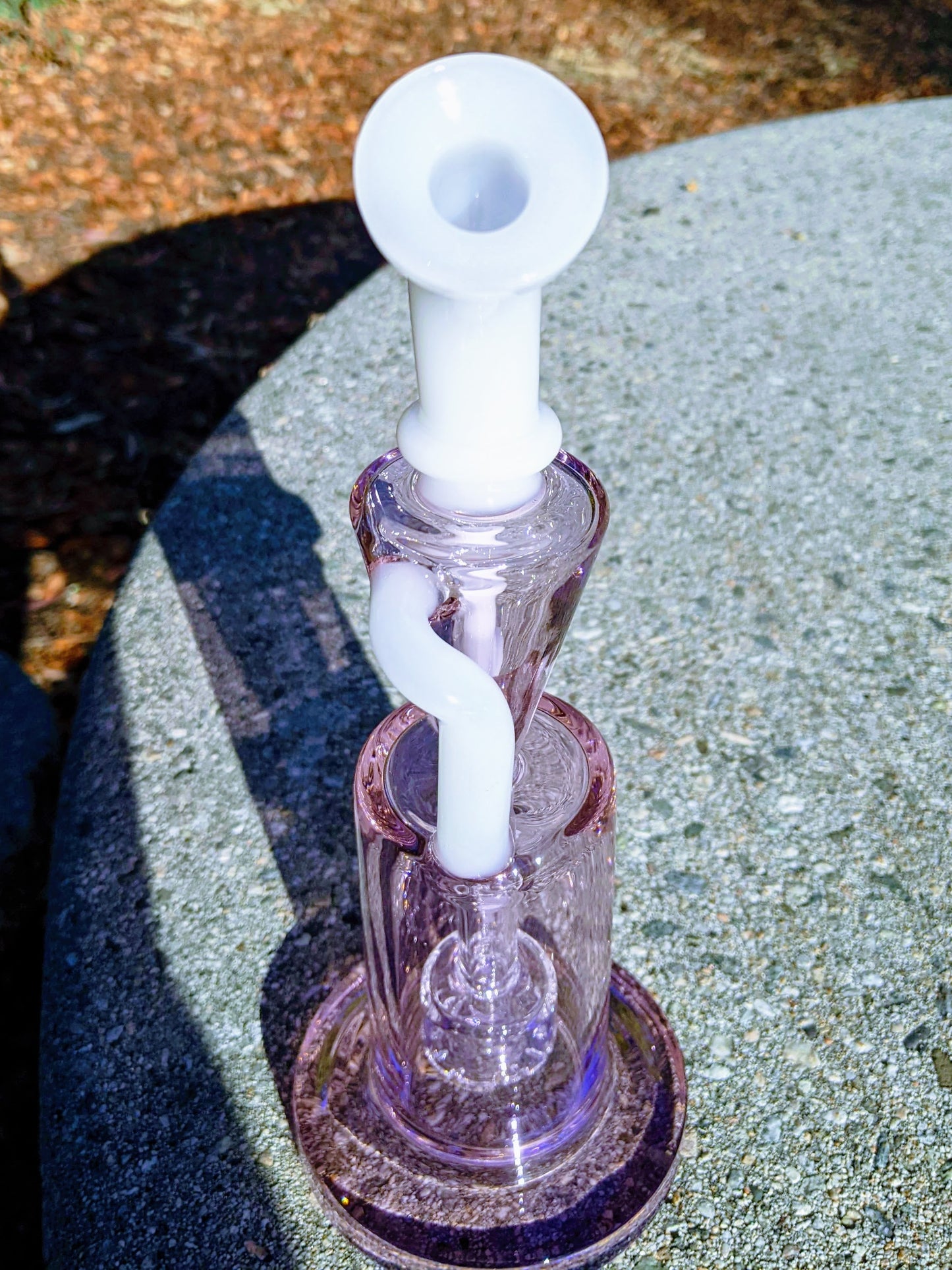 9" Pink Premium Klein Recycler Rig