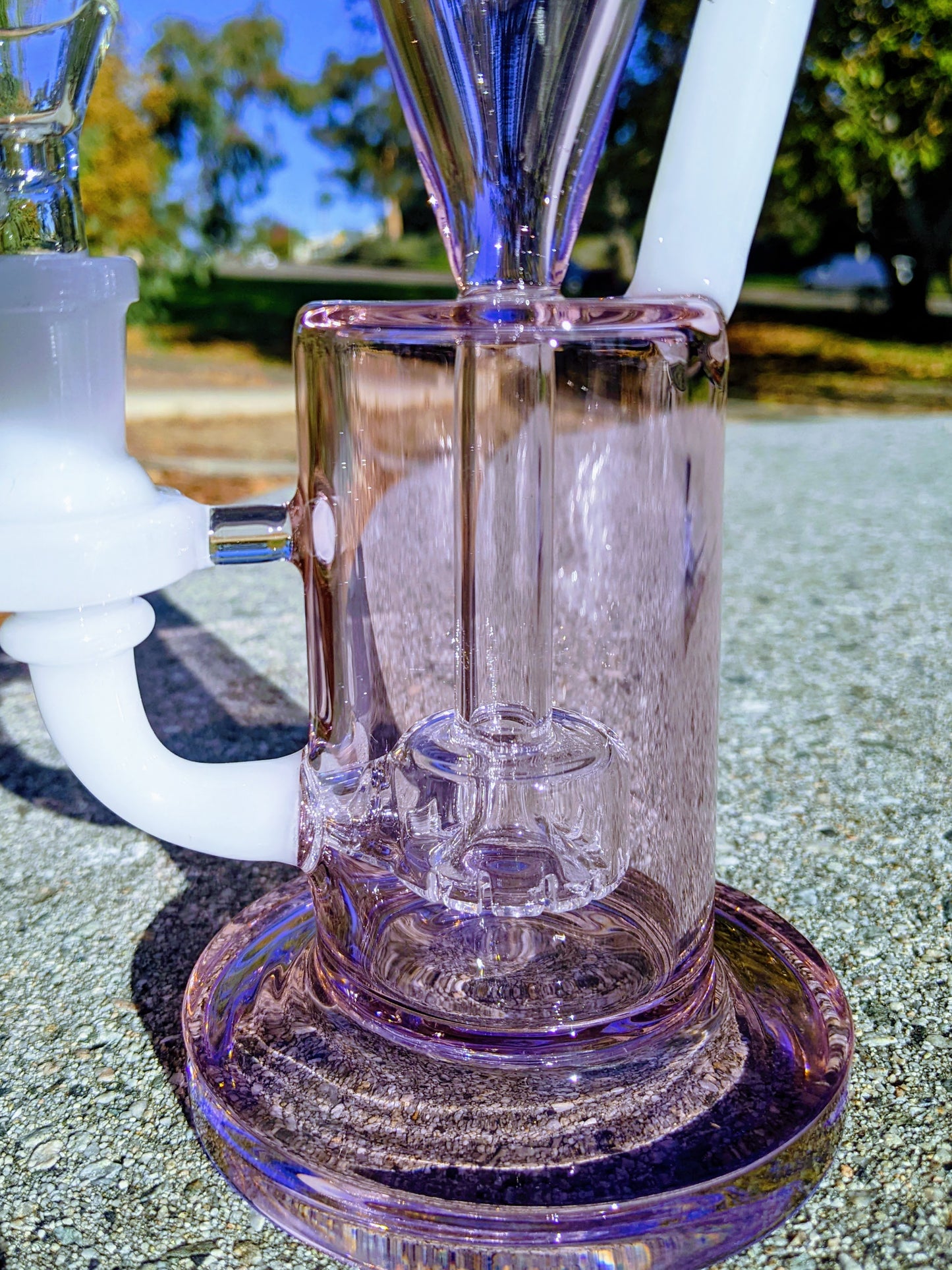 9" Pink Premium Klein Recycler Rig