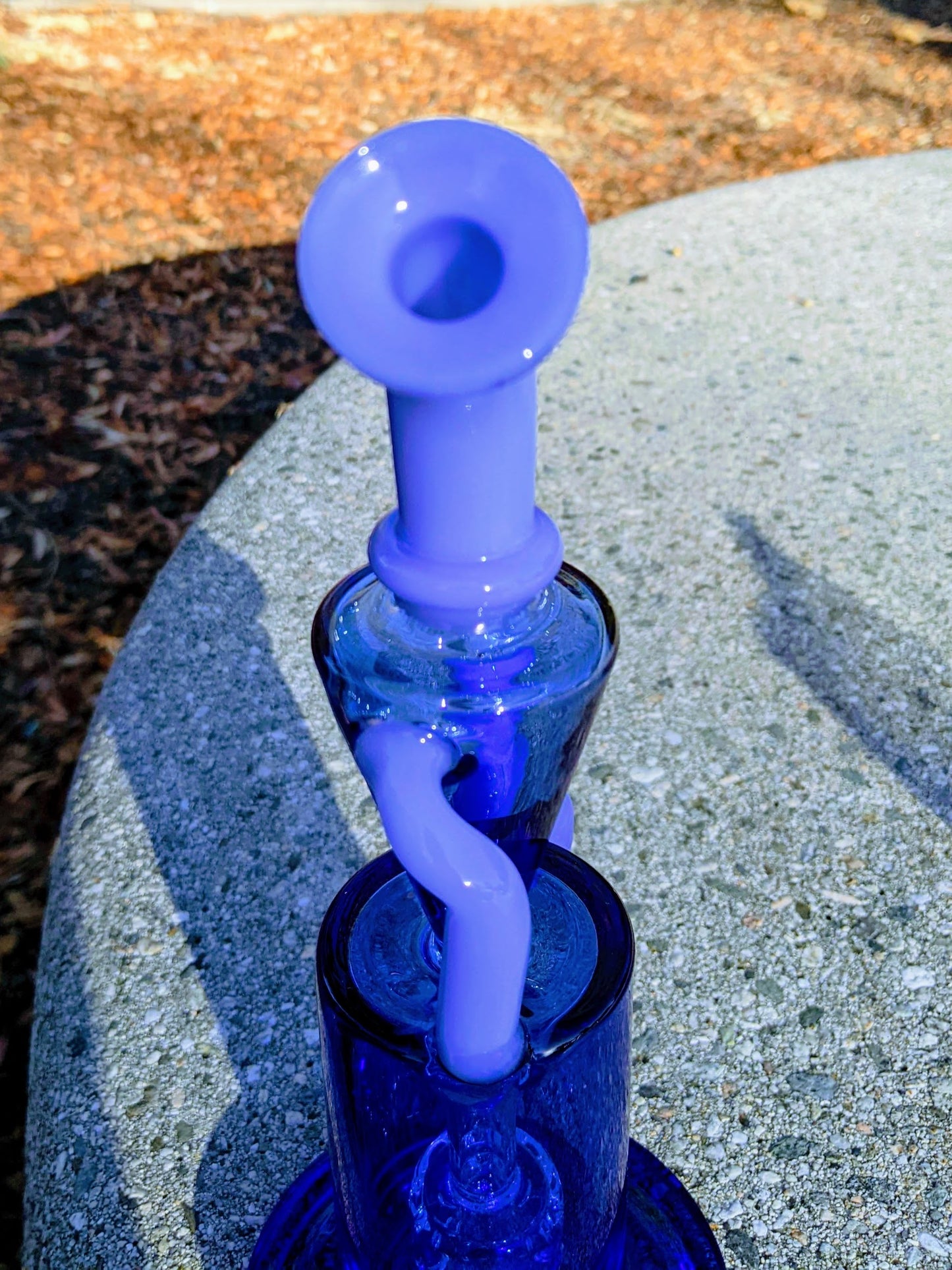 9" Blue Premium Klein Recycler Rig