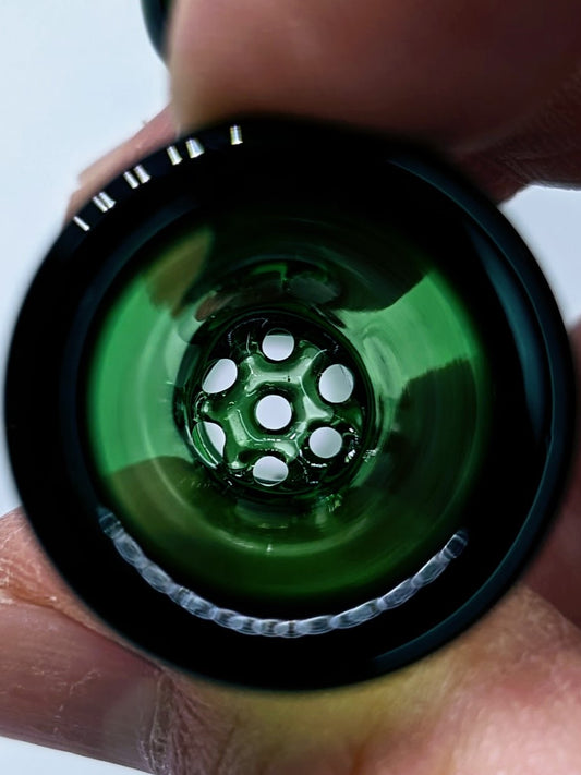 14mm Green Handle Star Screen Filter Bowl Slide