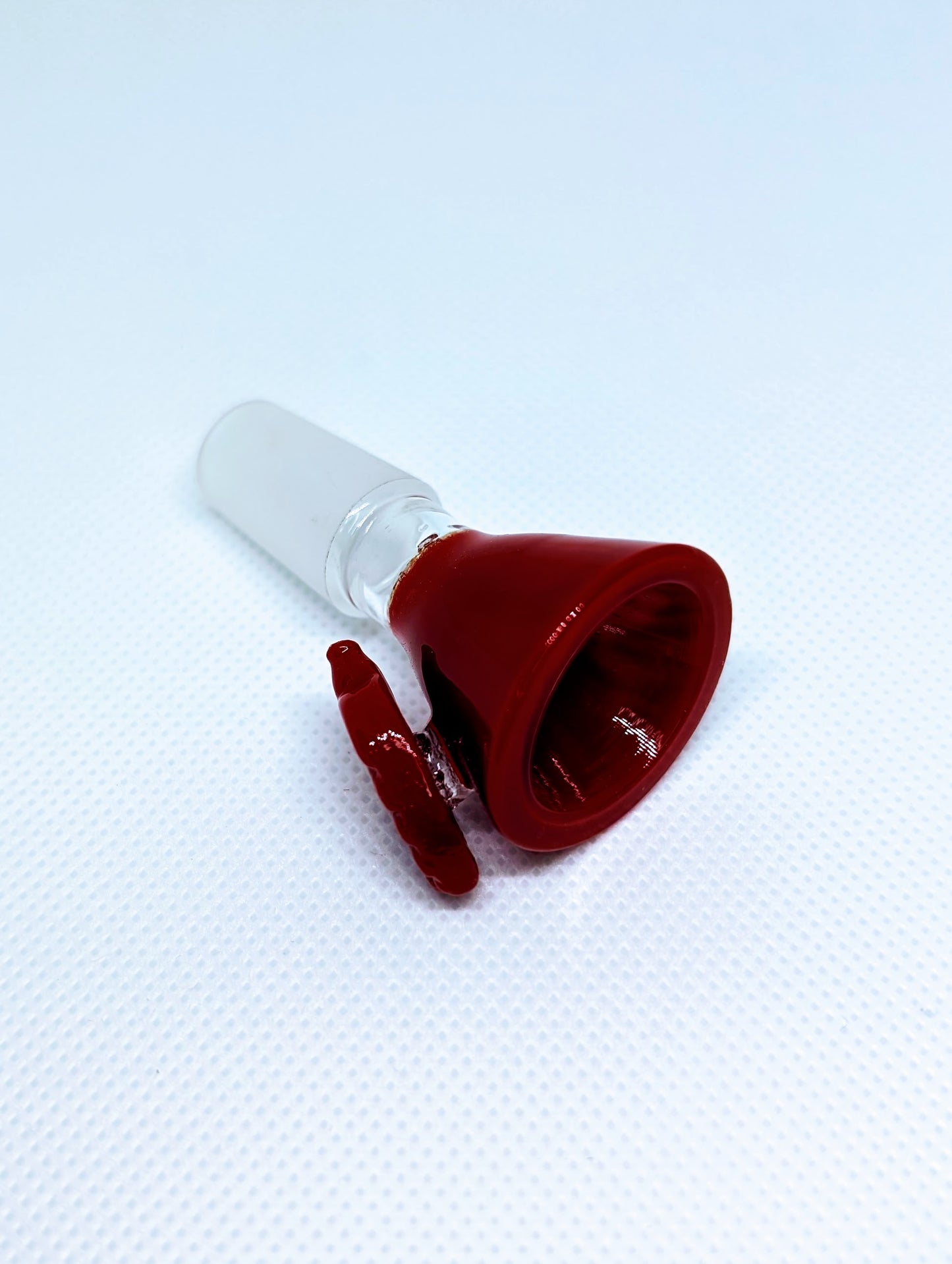 14mm Red Leaf Handle Star Screen Filter Bowl Slide