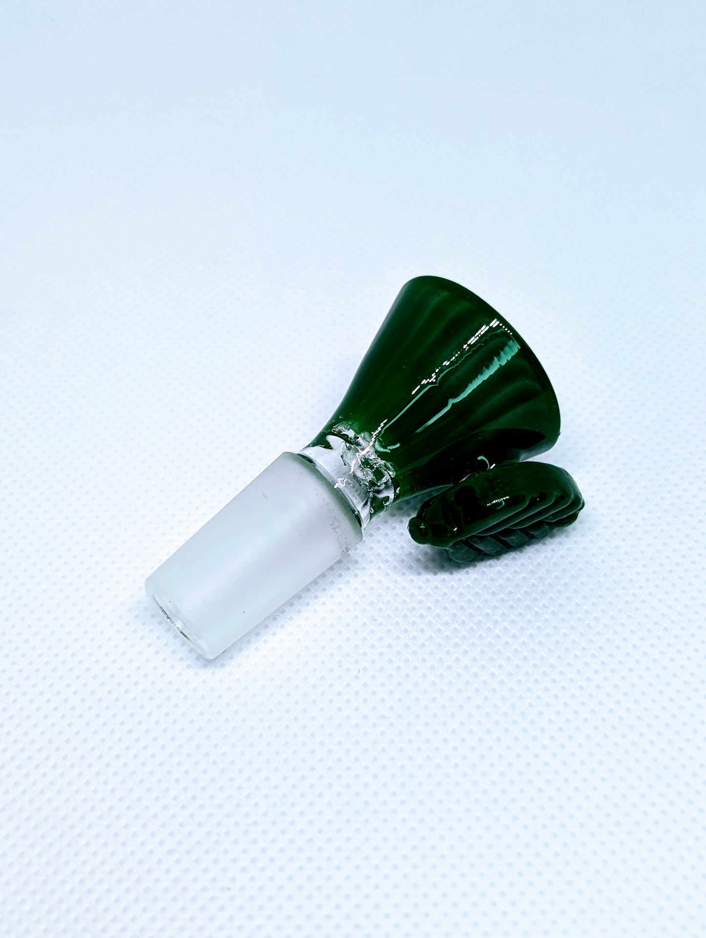 14mm Green Leaf Handle Star Screen Filter Bowl Slide