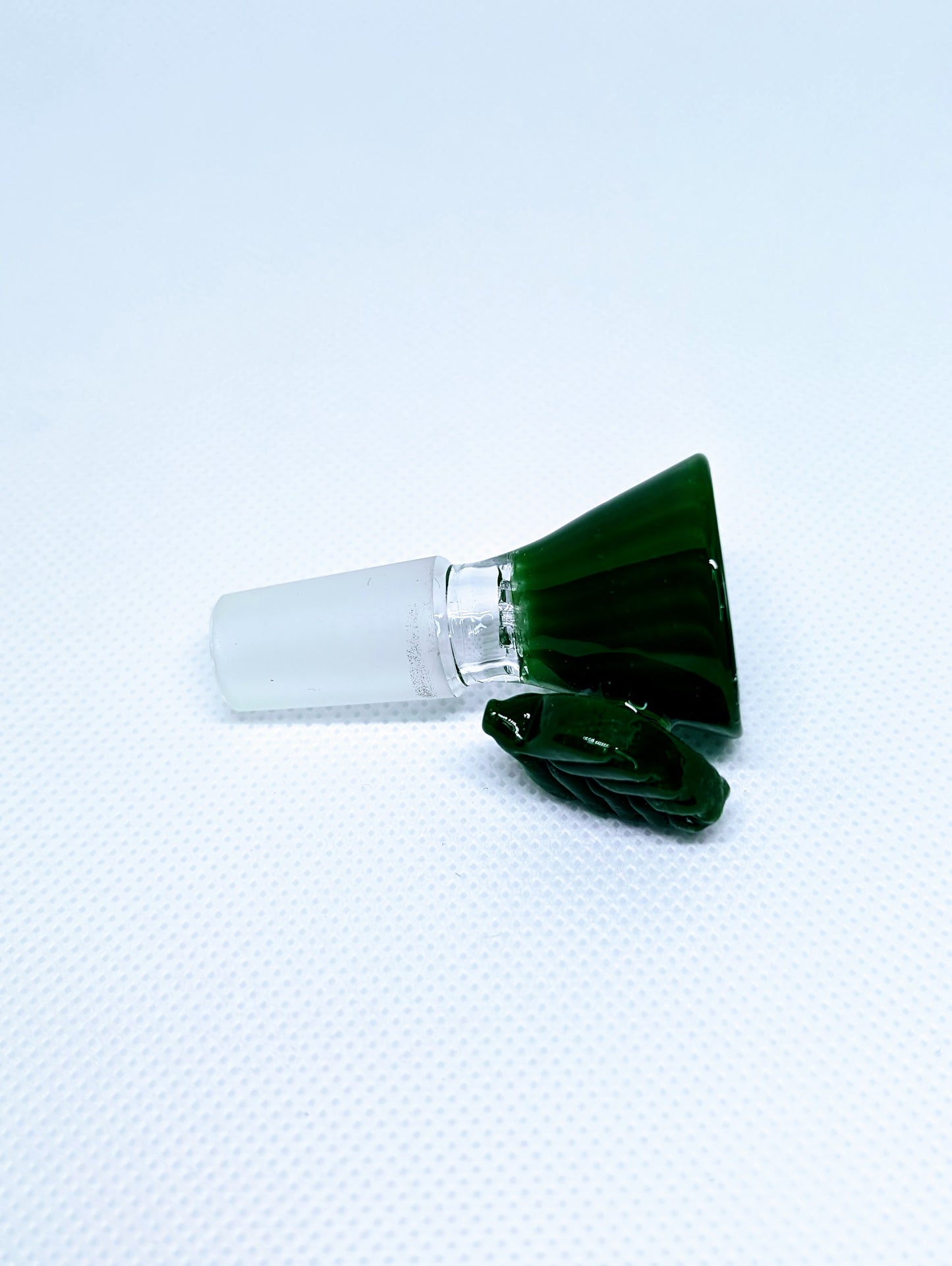 14mm Green Leaf Handle Star Screen Filter Bowl Slide
