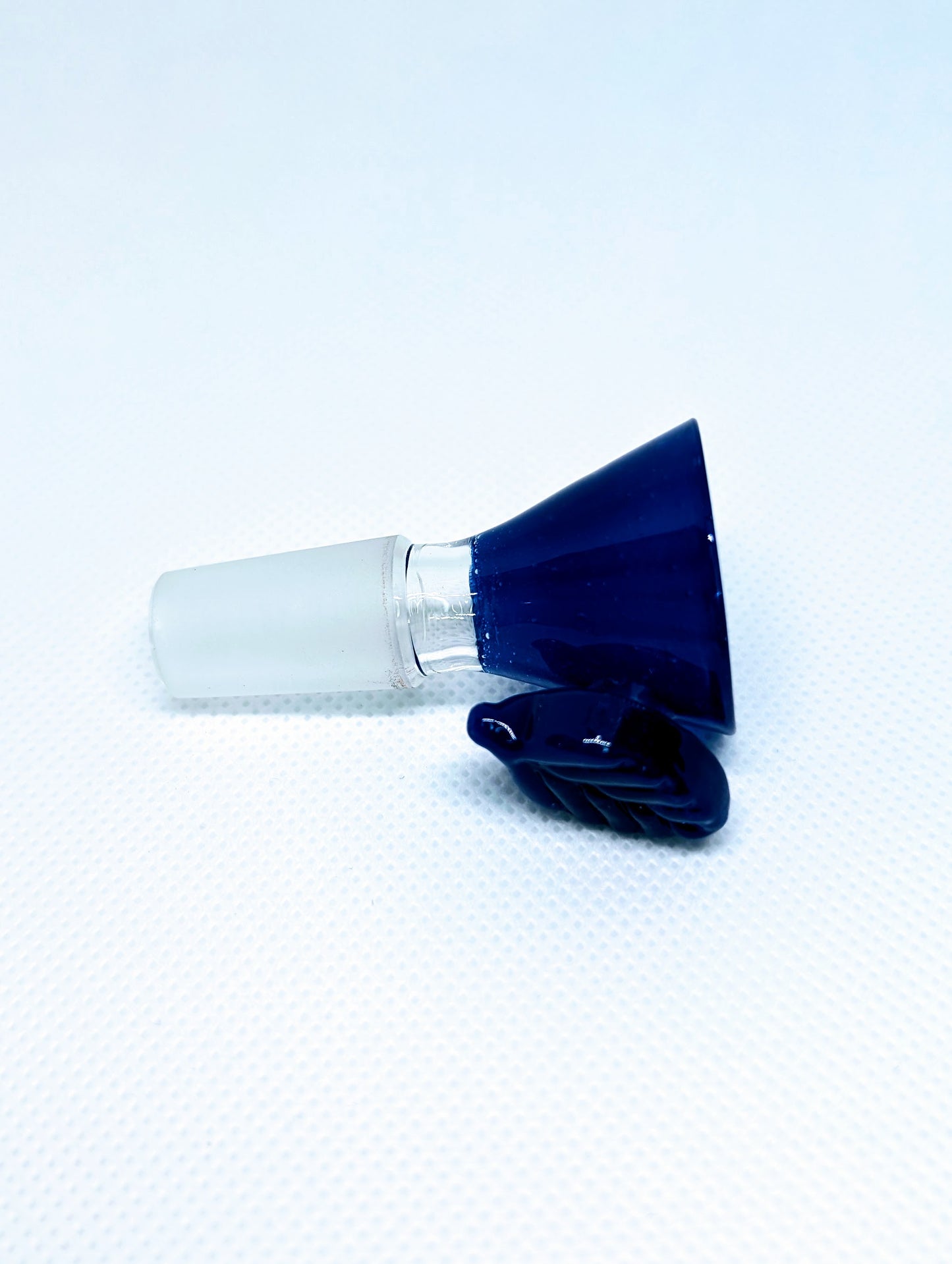 14mm Blue Leaf Handle Star Screen Filter Bowl Slide