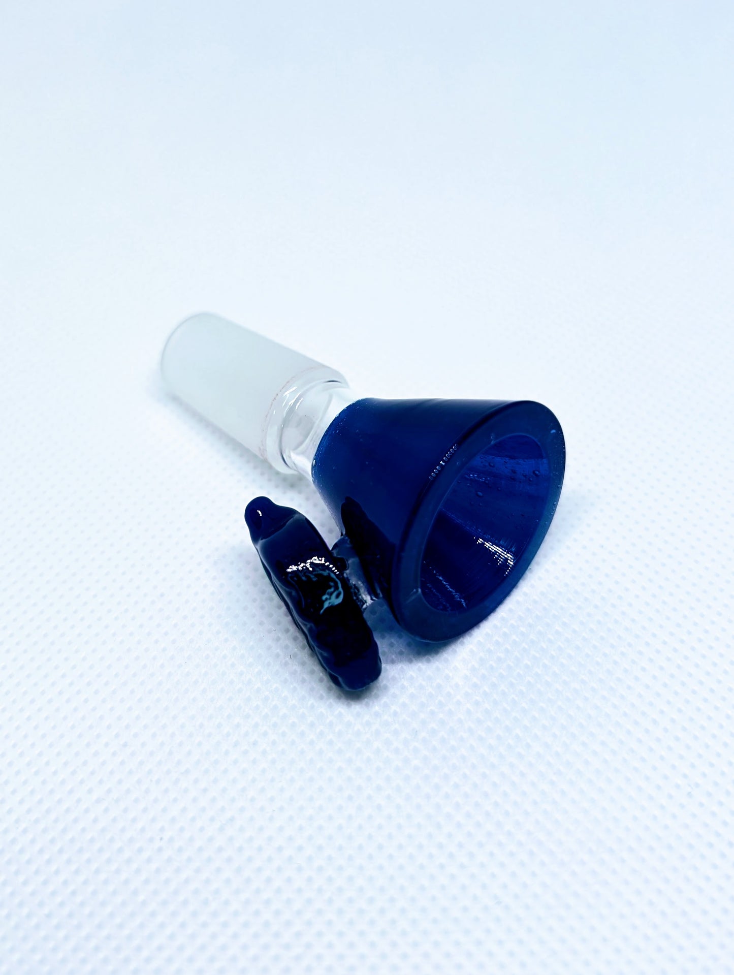 14mm Blue Leaf Handle Star Screen Filter Bowl Slide