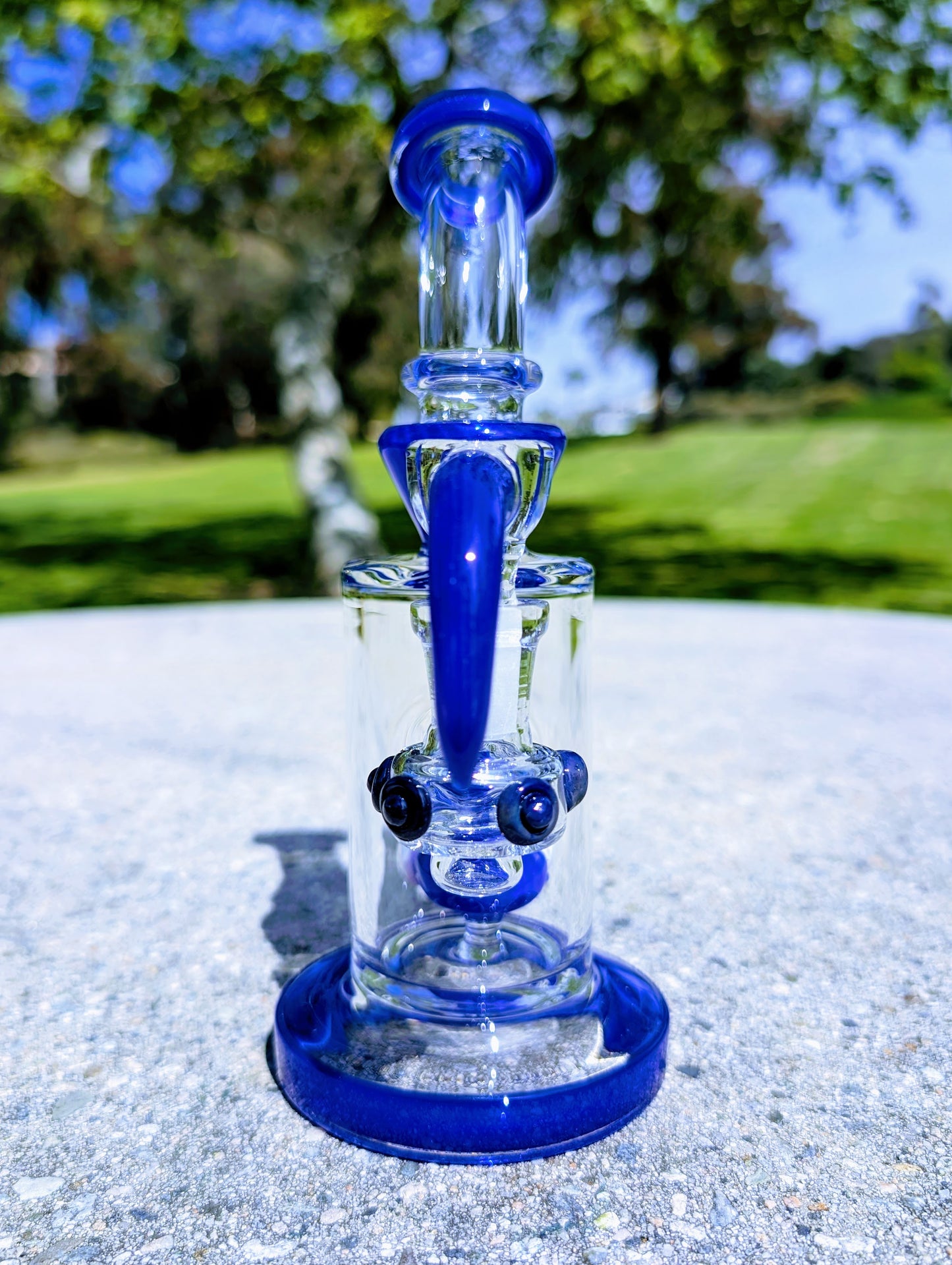 8" Cobalt Cyclops Rig & Matching Screen Filter Bowl