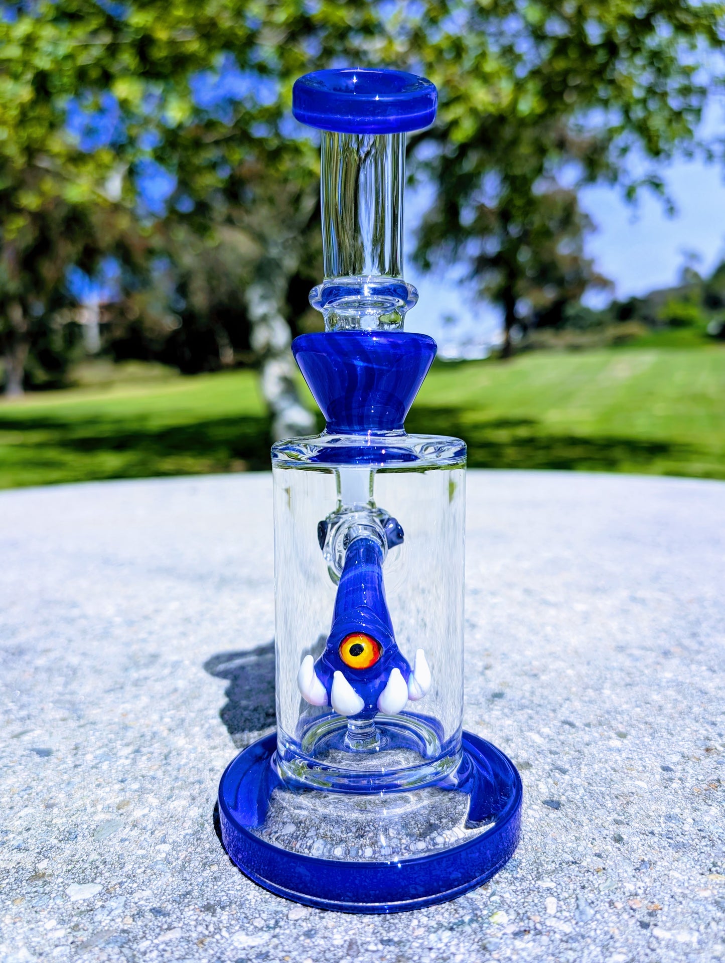 8" Cobalt Cyclops Rig & Matching Screen Filter Bowl