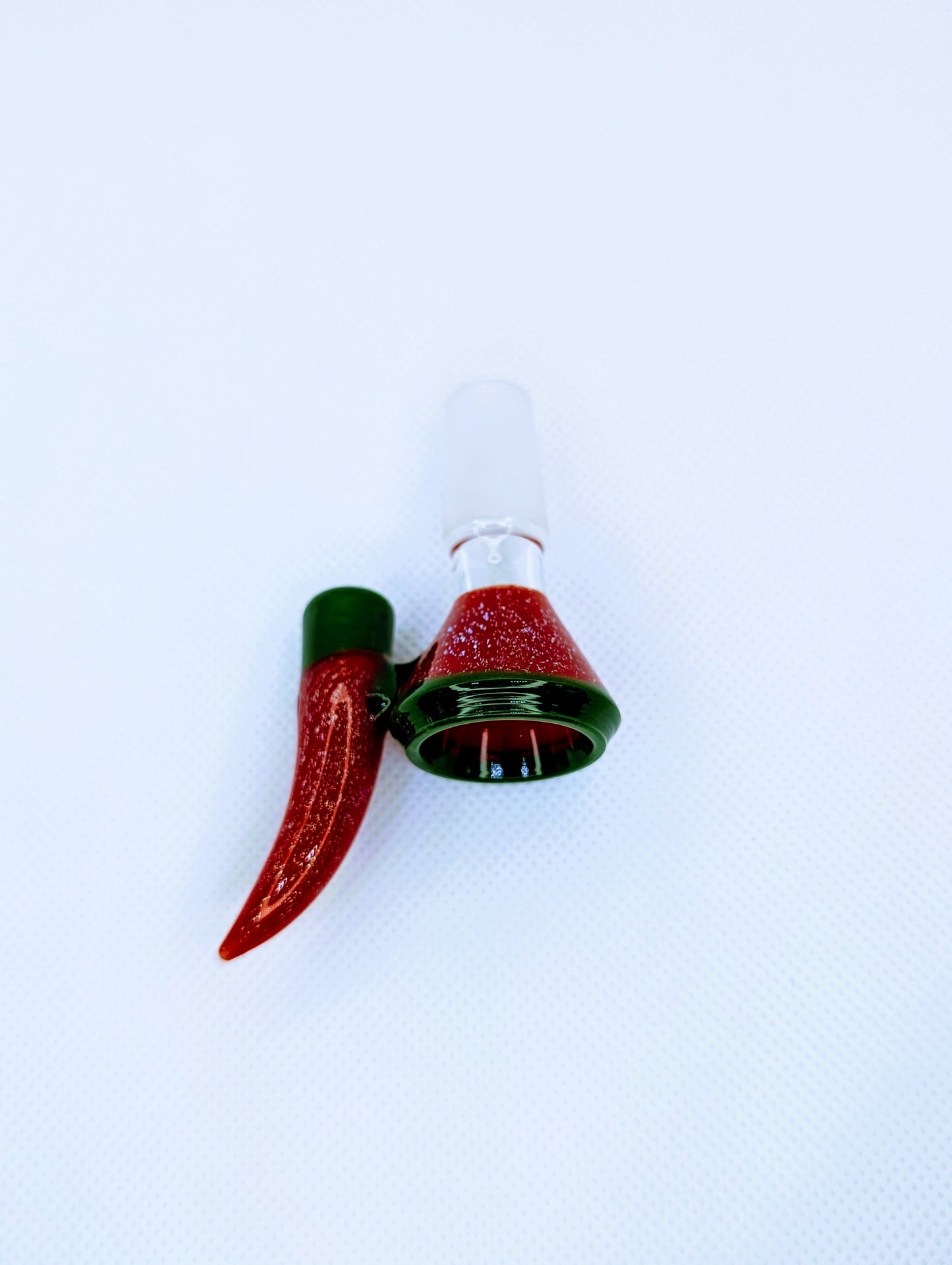 14mm Watermelon Crushed Opal Filter Screen Bowl Slide