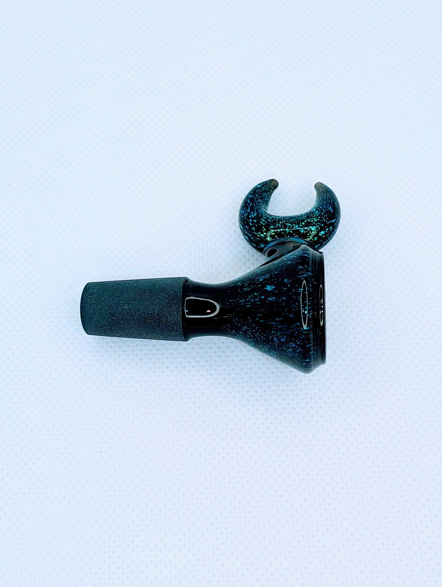14mm Crescent Moon Crushed Opal Filter Screen Bowl Slide