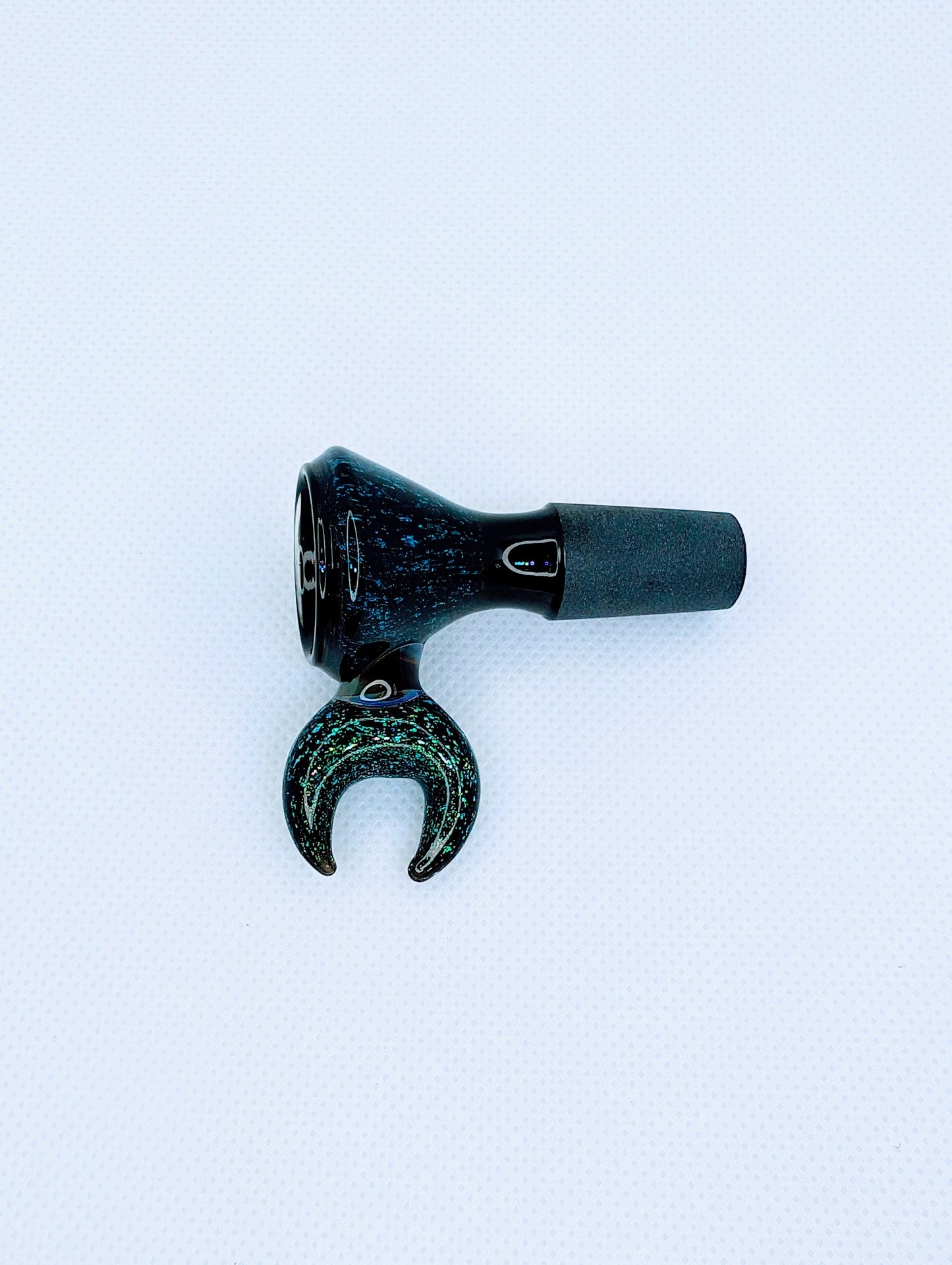 14mm Crescent Moon Crushed Opal Filter Screen Bowl Slide