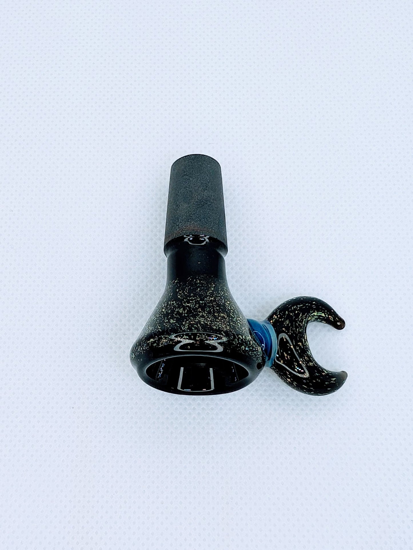 14mm Crescent Moon Crushed Opal Filter Screen Bowl Slide