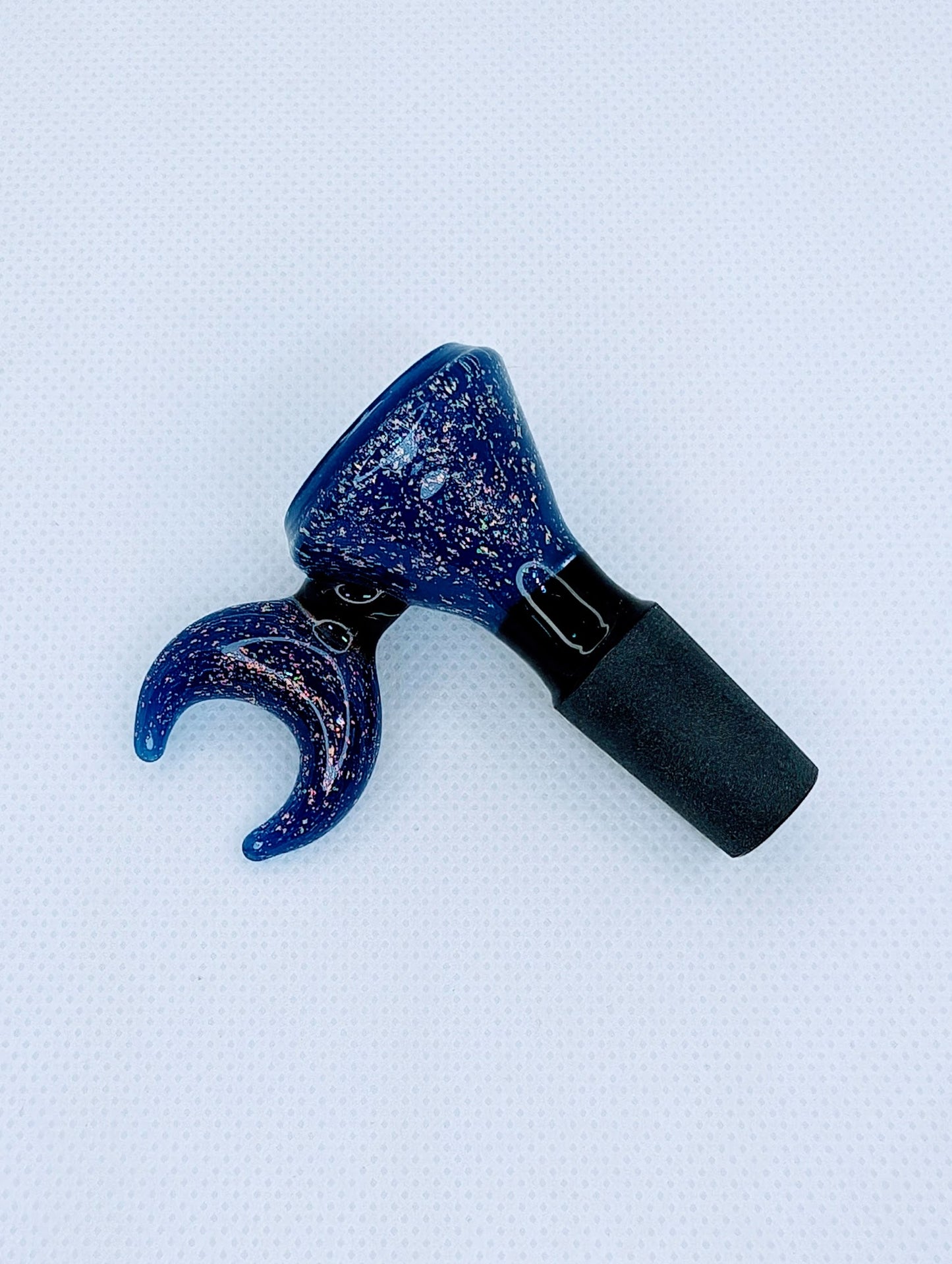 14mm Crescent Moon Crushed Opal Filter Screen Bowl Slide (Copy)