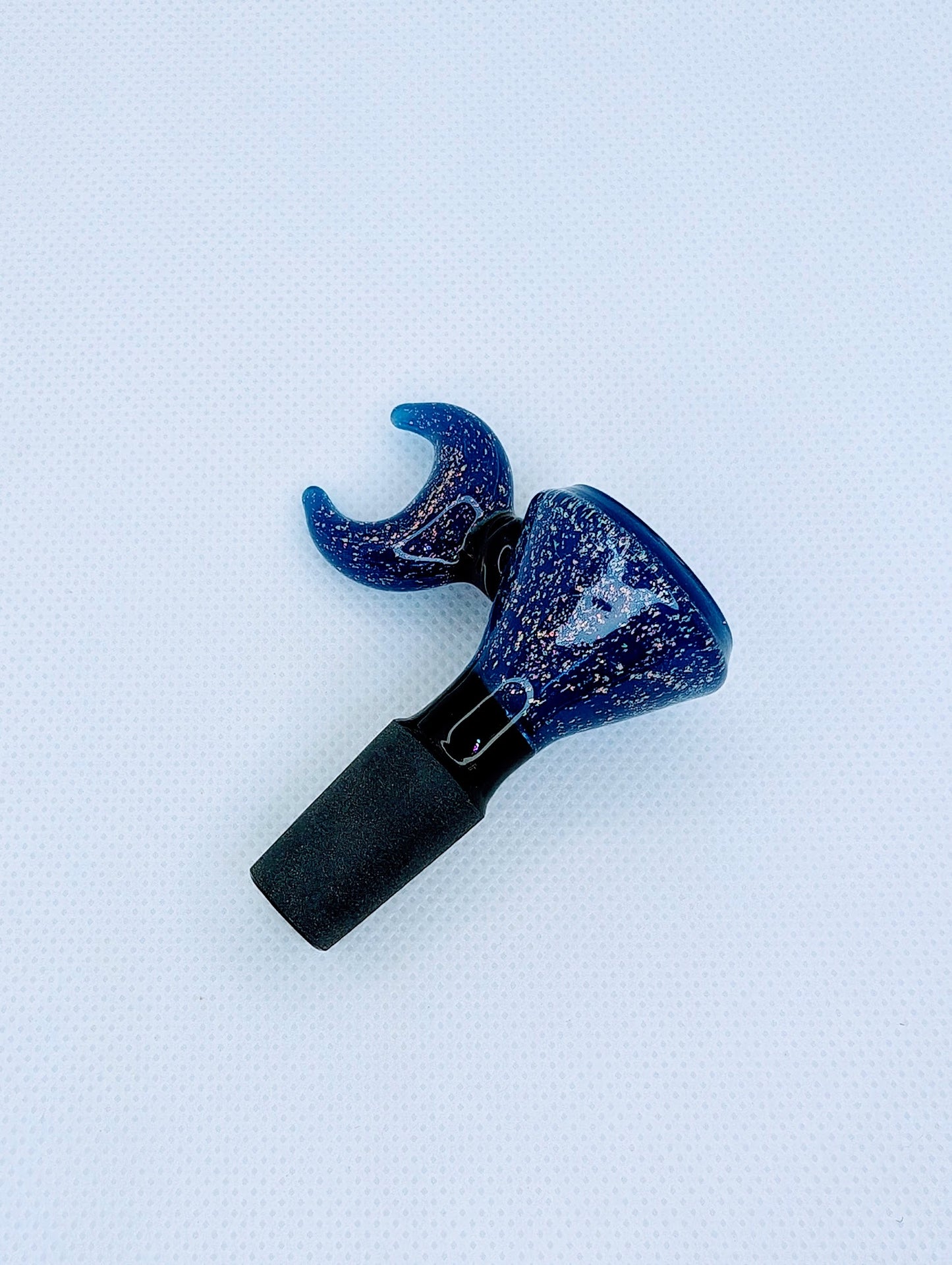14mm Crescent Moon Crushed Opal Filter Screen Bowl Slide (Copy)