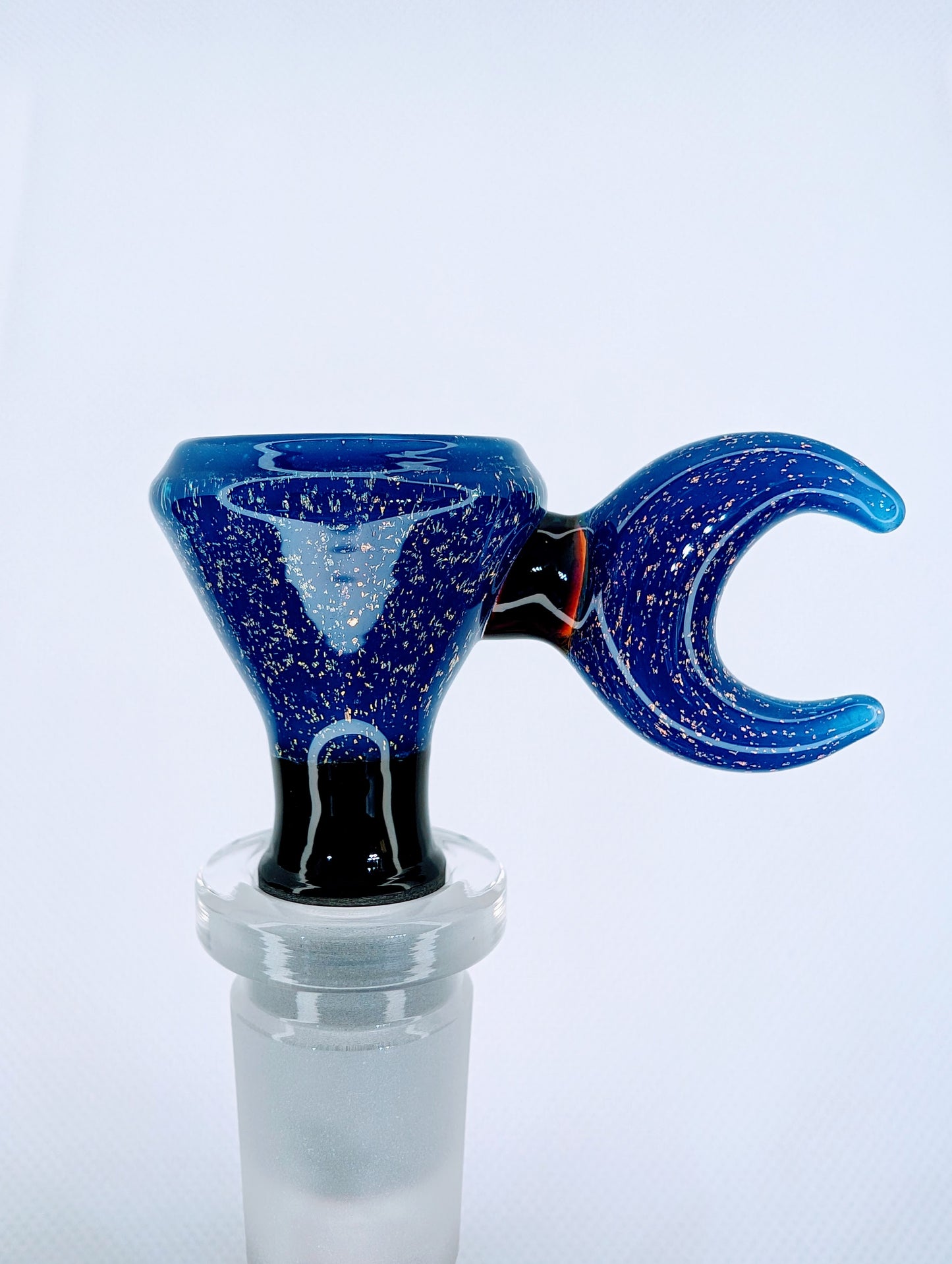 14mm Crescent Moon Crushed Opal Filter Screen Bowl Slide (Copy)