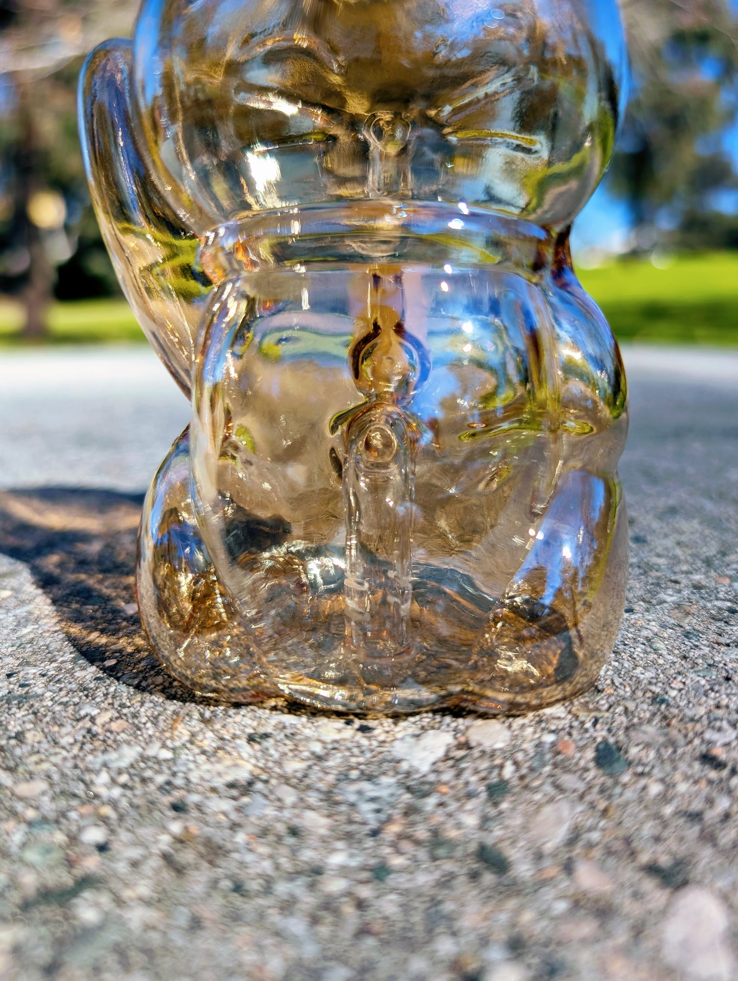 5.5" Gold Waving Lucky Cat Maneki Neko Rig