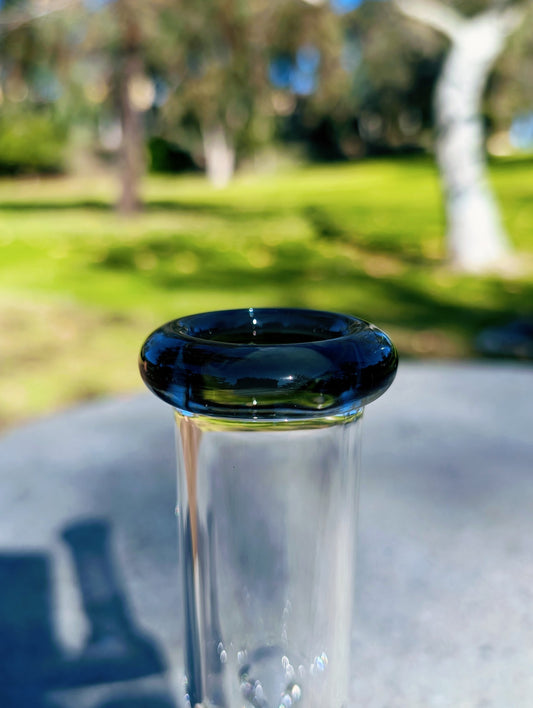11" Black Matrix Perc Beaker Premium Quality Glass Bong