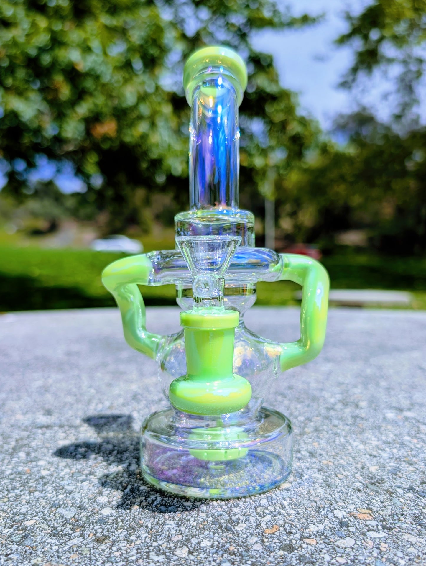 8" Slime Rainbow Matrix Recycler Rig (Copy)