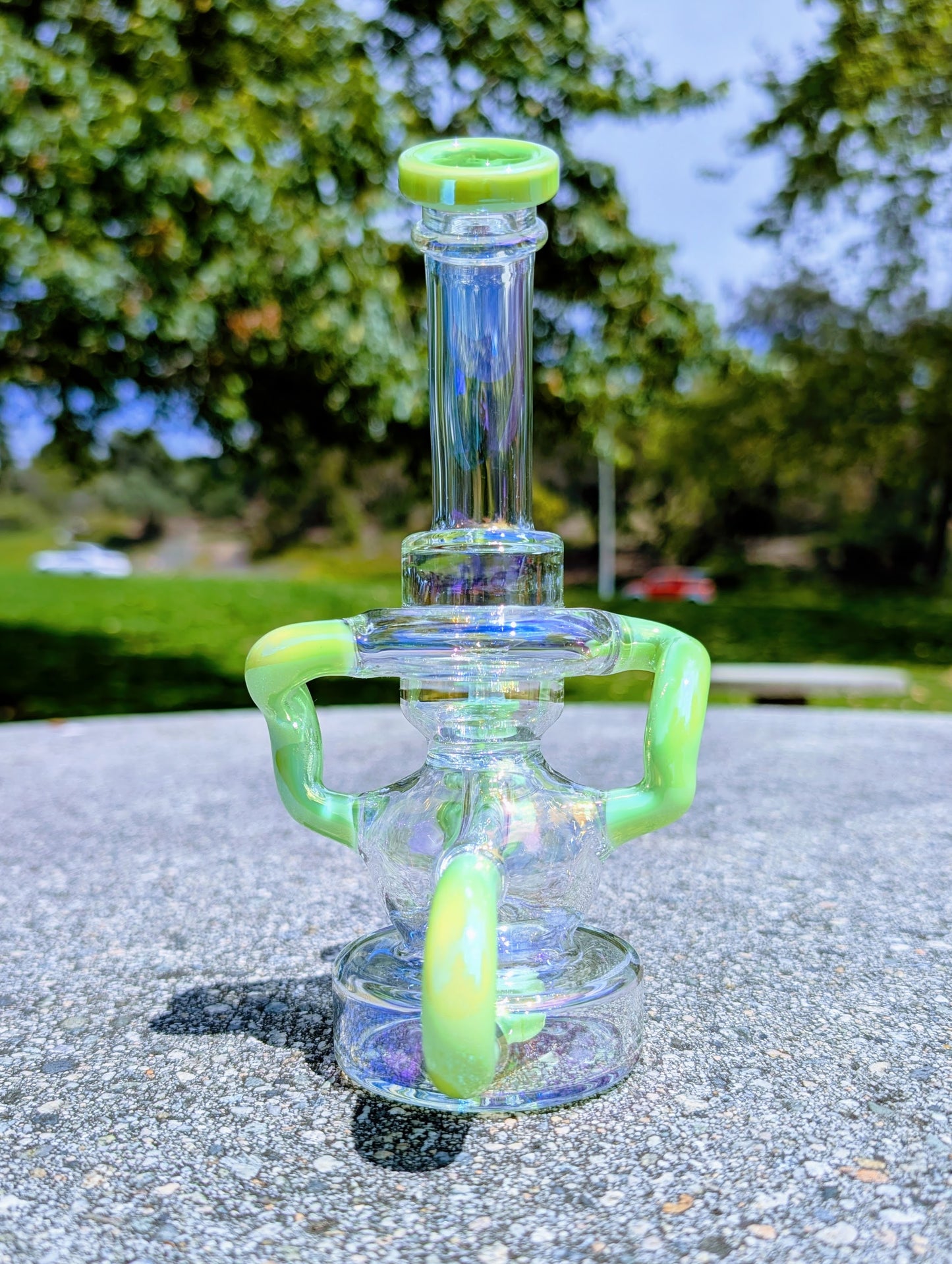8" Slime Rainbow Matrix Recycler Rig (Copy)