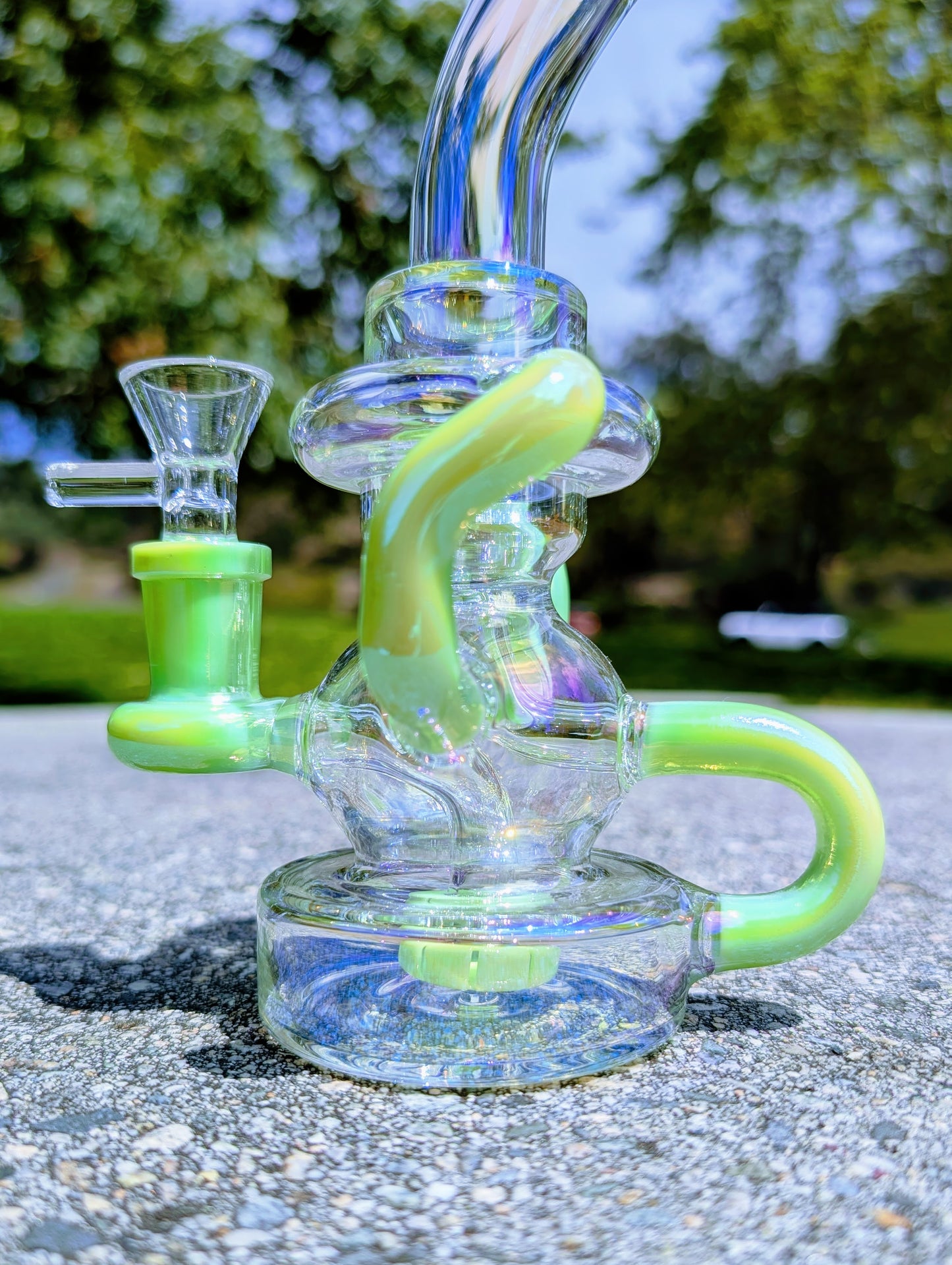8" Slime Rainbow Matrix Recycler Rig (Copy)