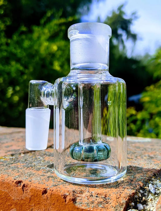 3" 14mm 90° Teal Mini Ash Catcher