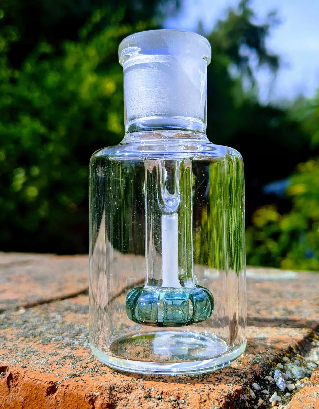 3" 14mm 90° Teal Mini Ash Catcher