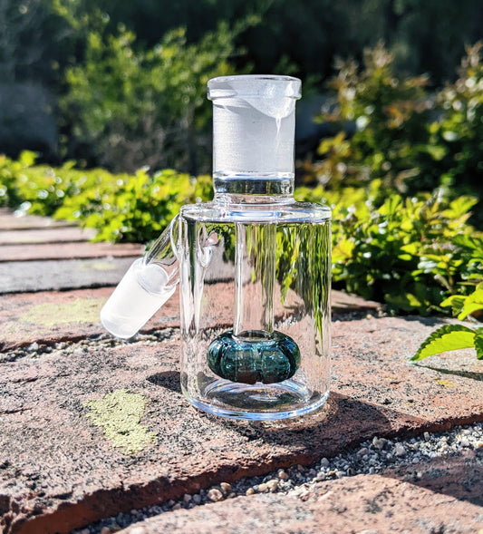 3" 14mm 45° Teal Mini Ash Catcher