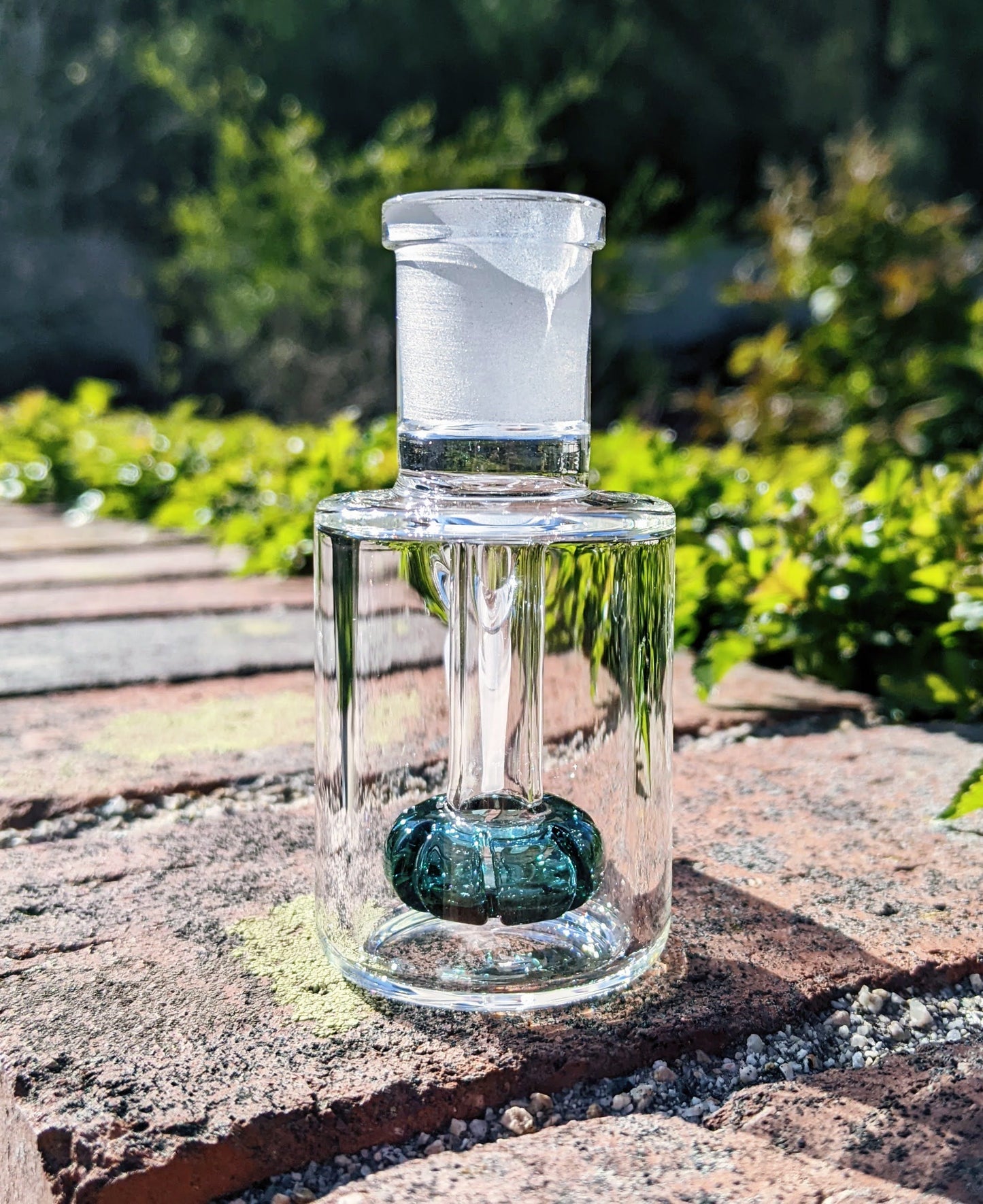 3" 14mm 45° Teal Mini Ash Catcher