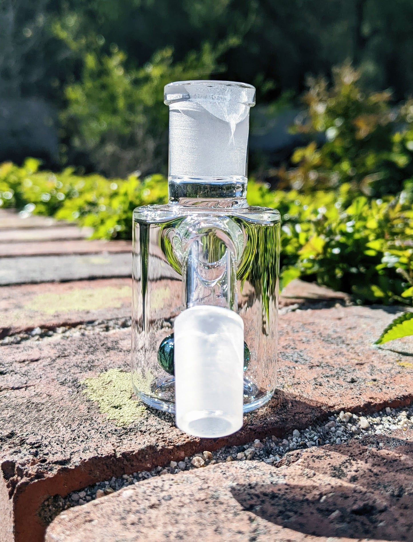 3" 14mm 45° Teal Mini Ash Catcher
