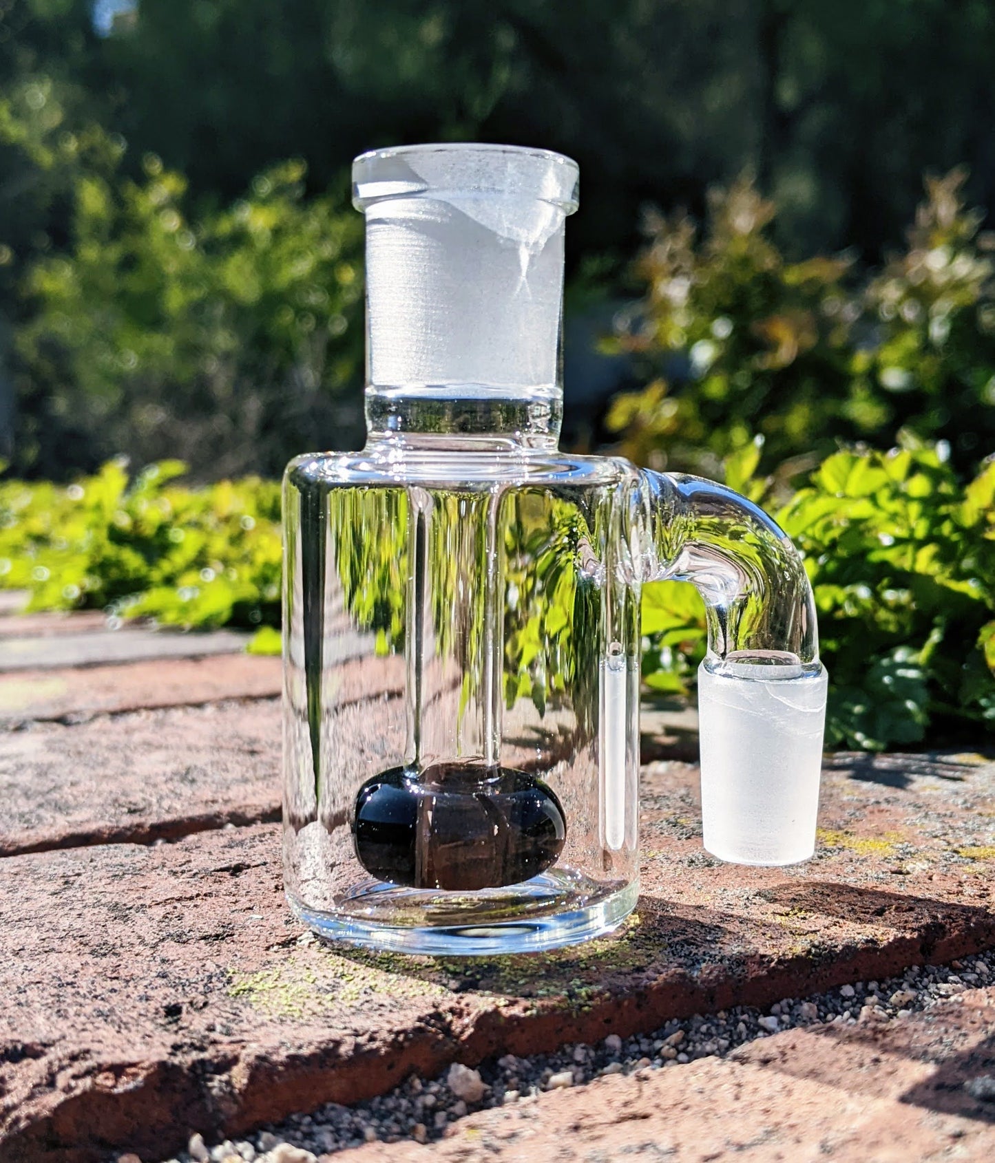 3" 14mm 90° Black Mini Ash Catcher