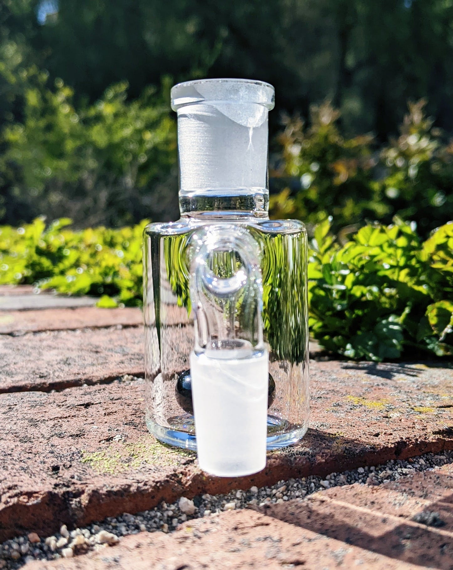 3" 14mm 90° Black Mini Ash Catcher