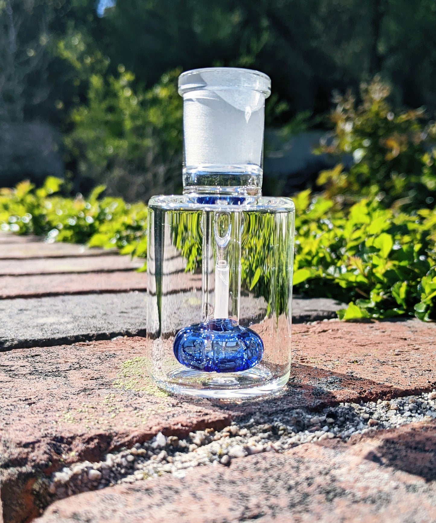 3" 14mm 90° Blue Mini Ash Catcher