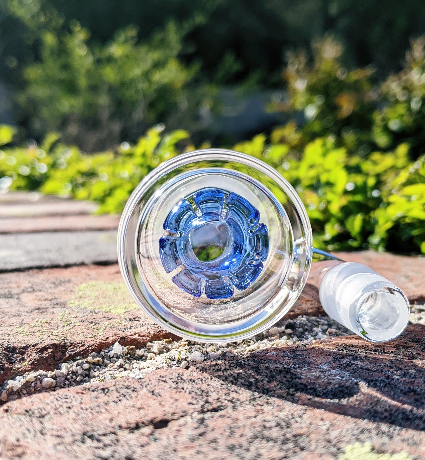 3" 14mm 90° Blue Mini Ash Catcher