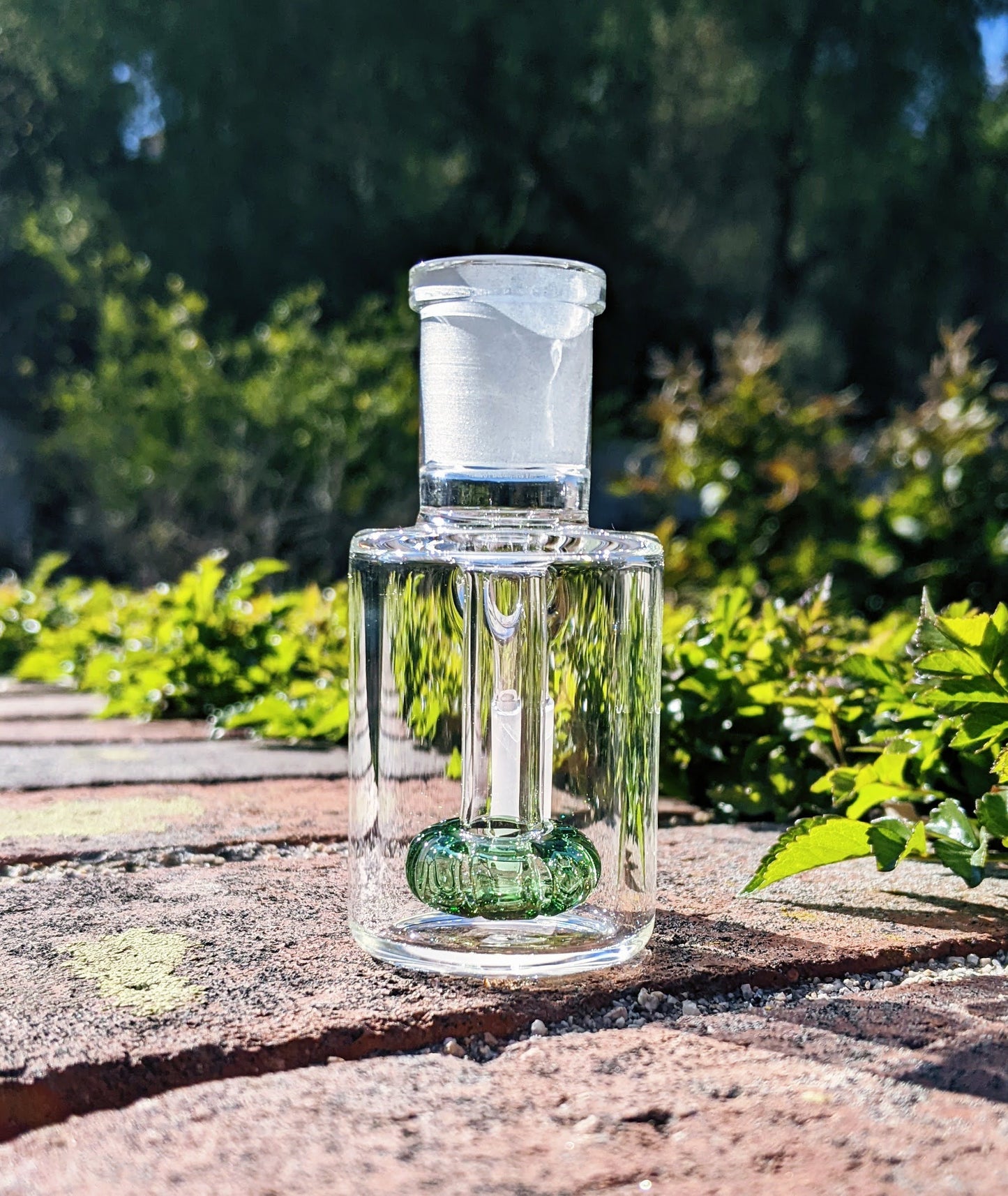 3" 14mm 90° Green Mini Ash Catcher