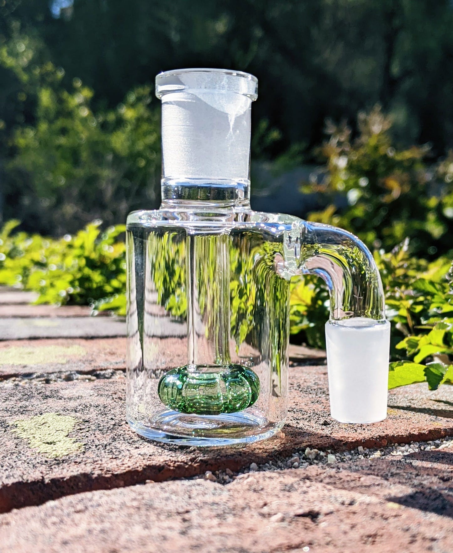 3" 14mm 90° Green Mini Ash Catcher