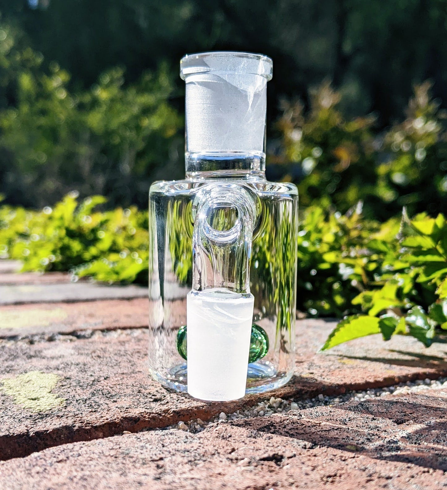 3" 14mm 90° Green Mini Ash Catcher
