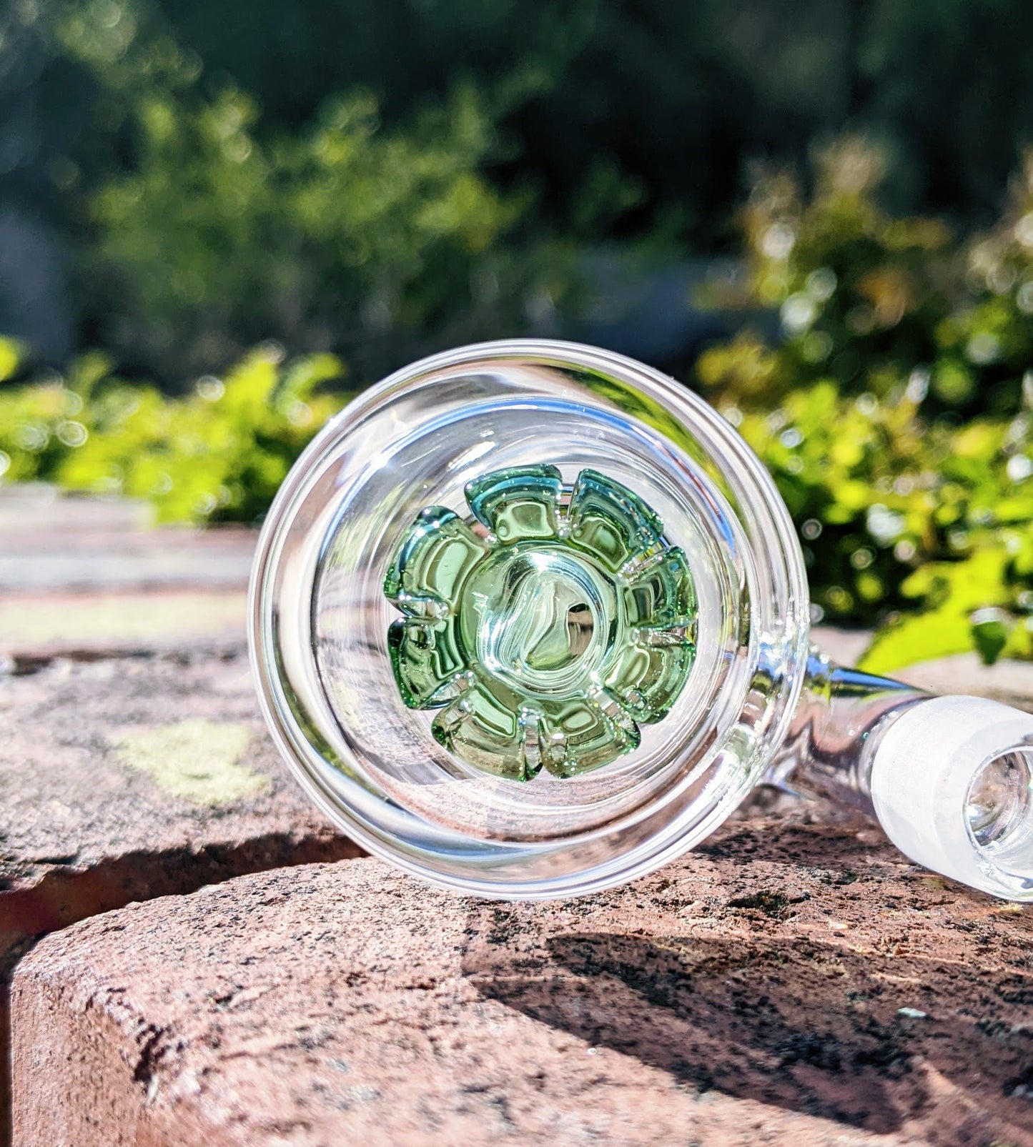 3" 14mm 90° Green Mini Ash Catcher