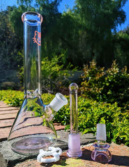 10" Pink Hello Kitty Beaker