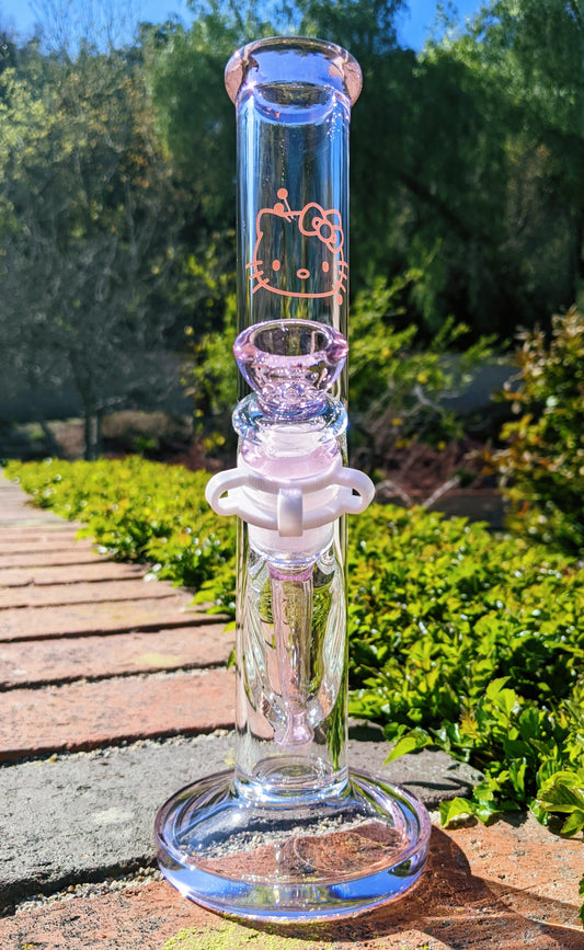 10" Pink Hello Kitty Straight Shooter Thick & Heavy