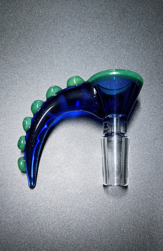 14mm Blue Tentacle Kraken Bowl Slide