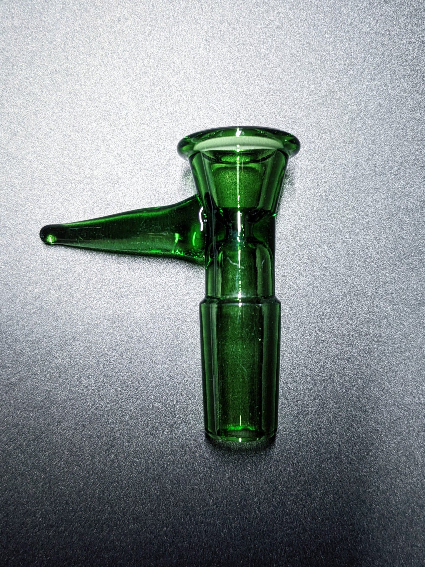 14mm Green Horn Glass Bowl Piece Slide Bongs Dab Rigs Recyclers