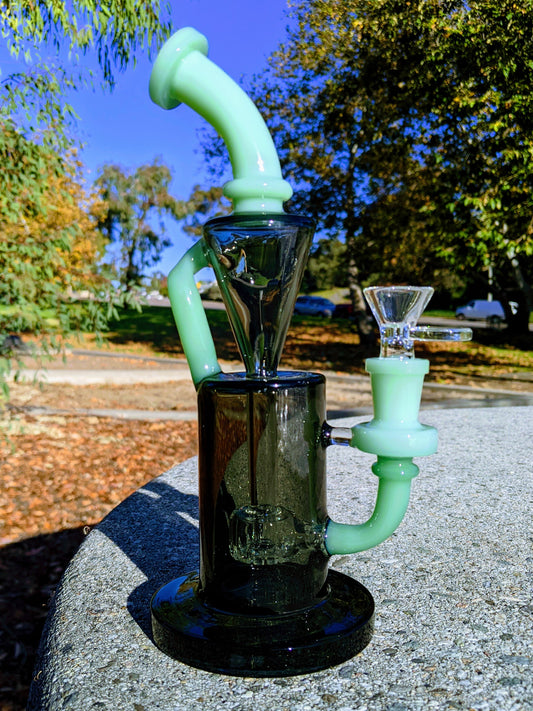 9" Green Premium Klein Recycler Rig