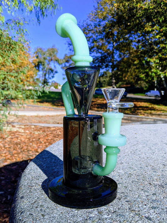 9" Green Premium Klein Recycler Rig