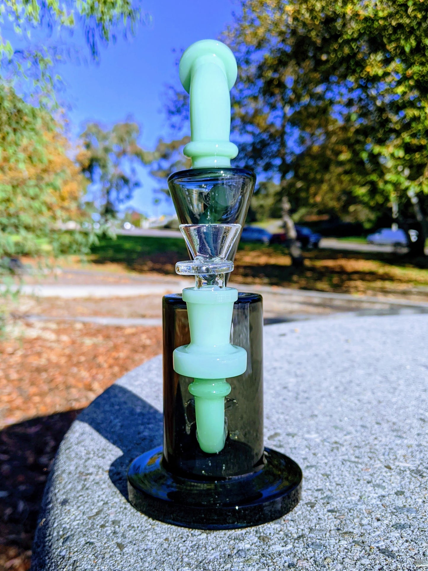 9" Green Premium Klein Recycler Rig