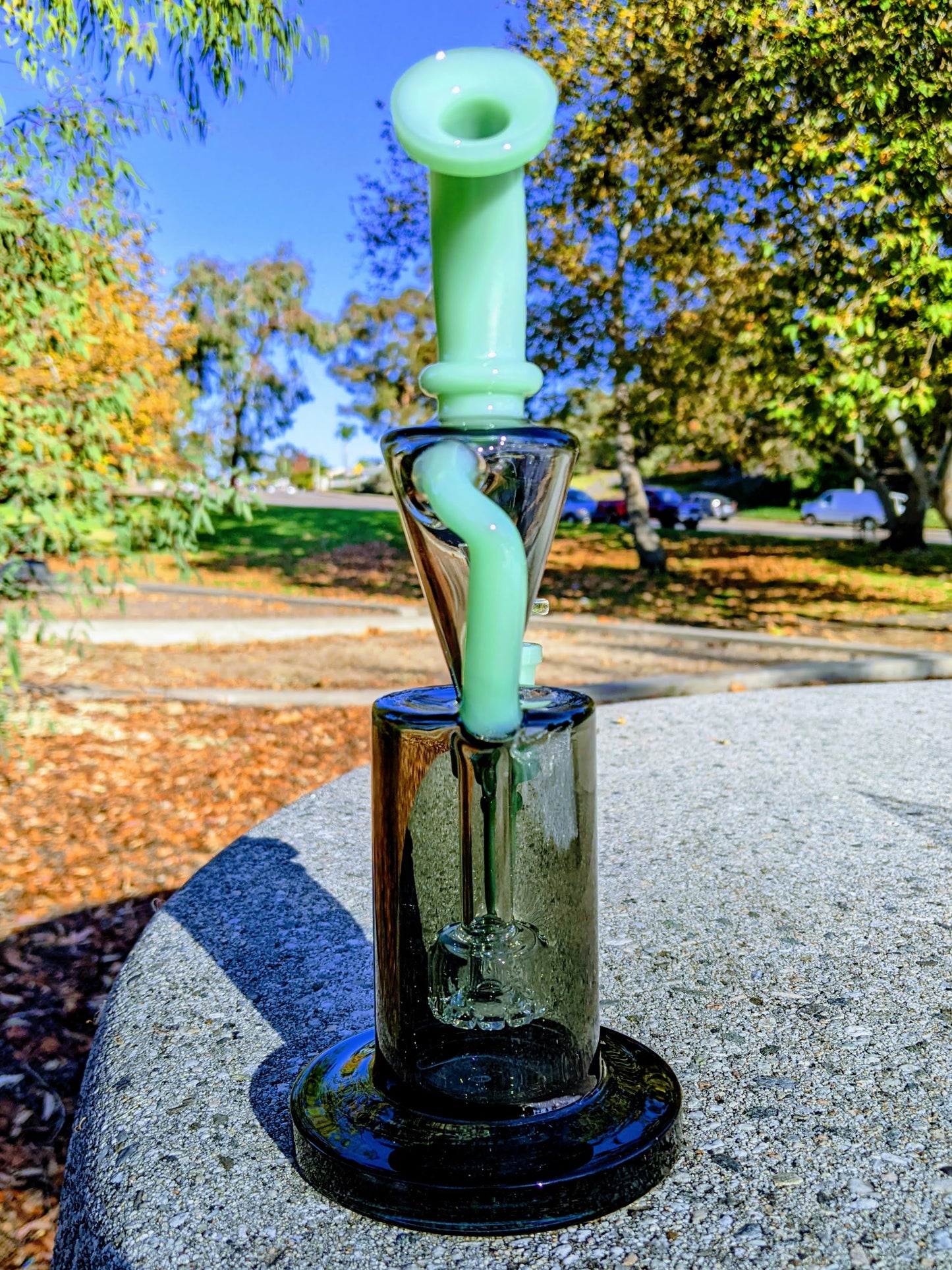 9" Green Premium Klein Recycler Rig
