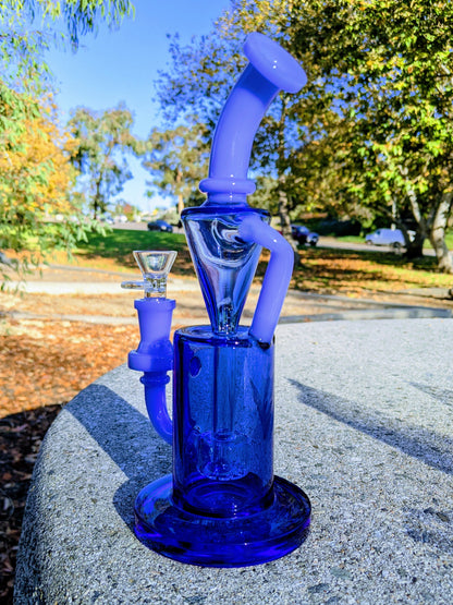 9" Blue Premium Klein Recycler Rig