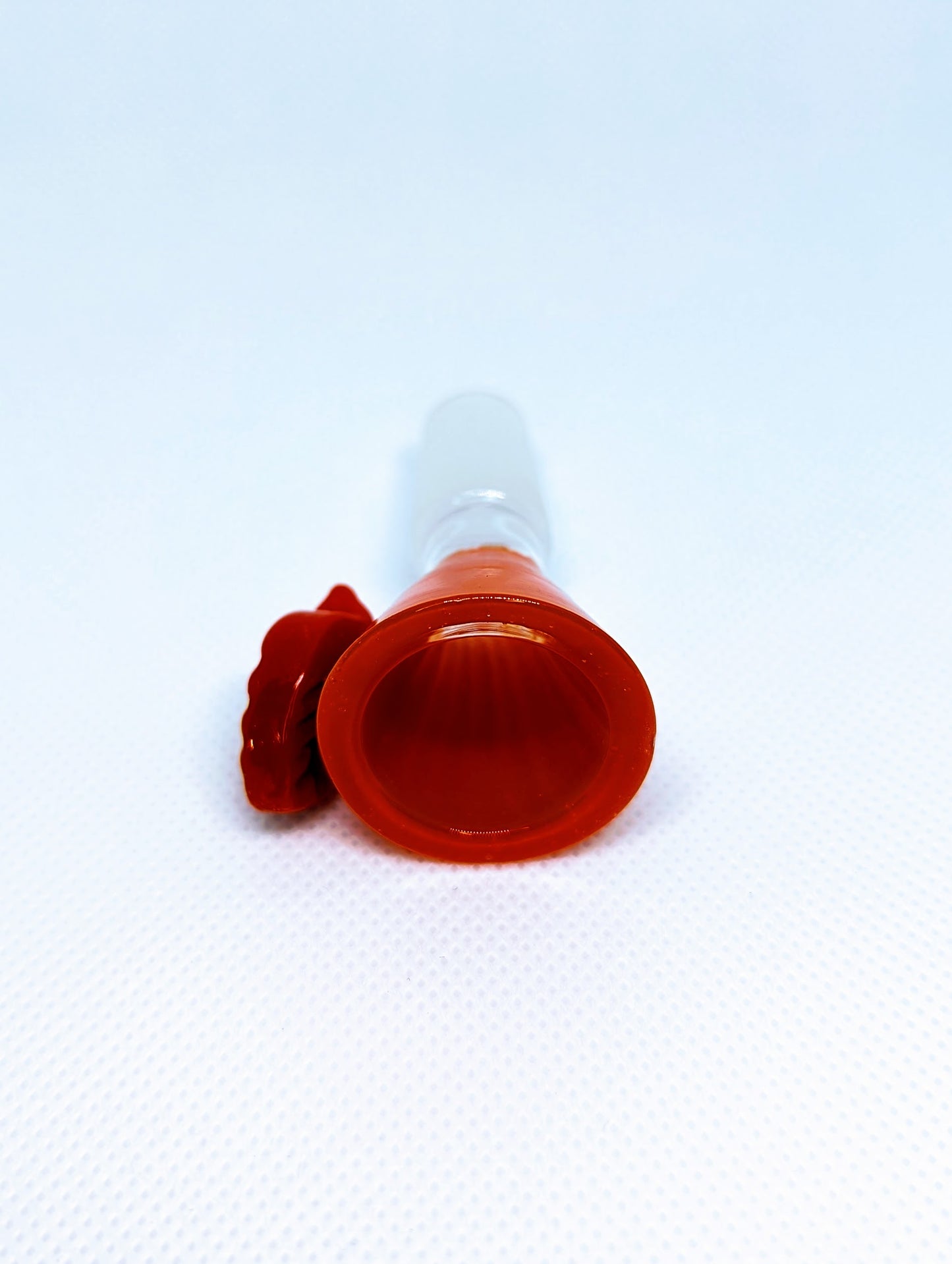 14mm Orange Leaf Handle Star Screen Filter Bowl Slide