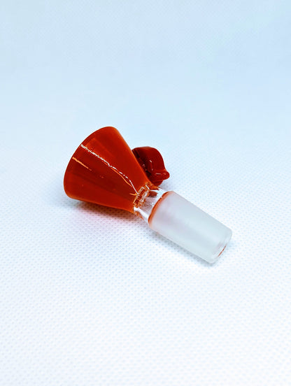 14mm Orange Leaf Handle Star Screen Filter Bowl Slide