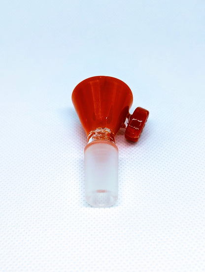 14mm Orange Leaf Handle Star Screen Filter Bowl Slide