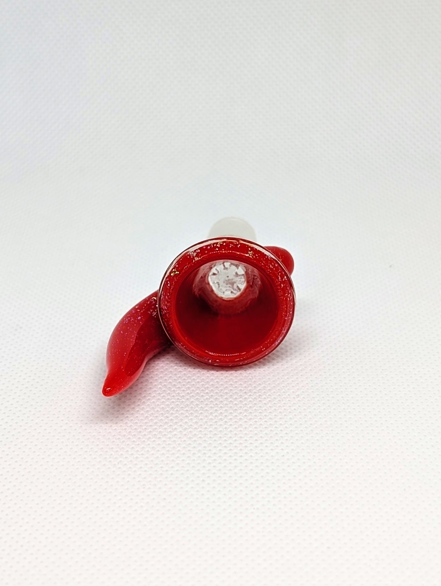 14mm Red Crushed Opal Horned Screen Filter Bowl