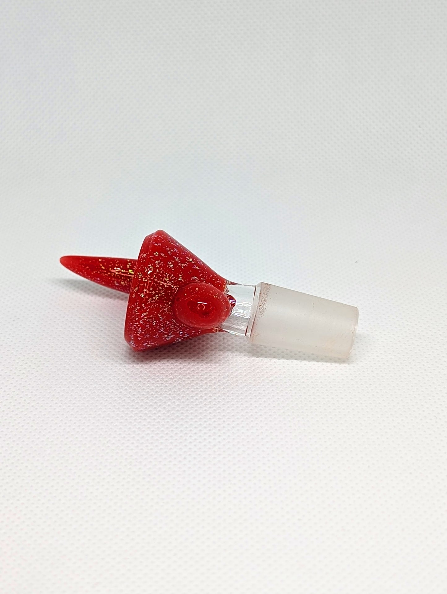 14mm Red Crushed Opal Horned Screen Filter Bowl